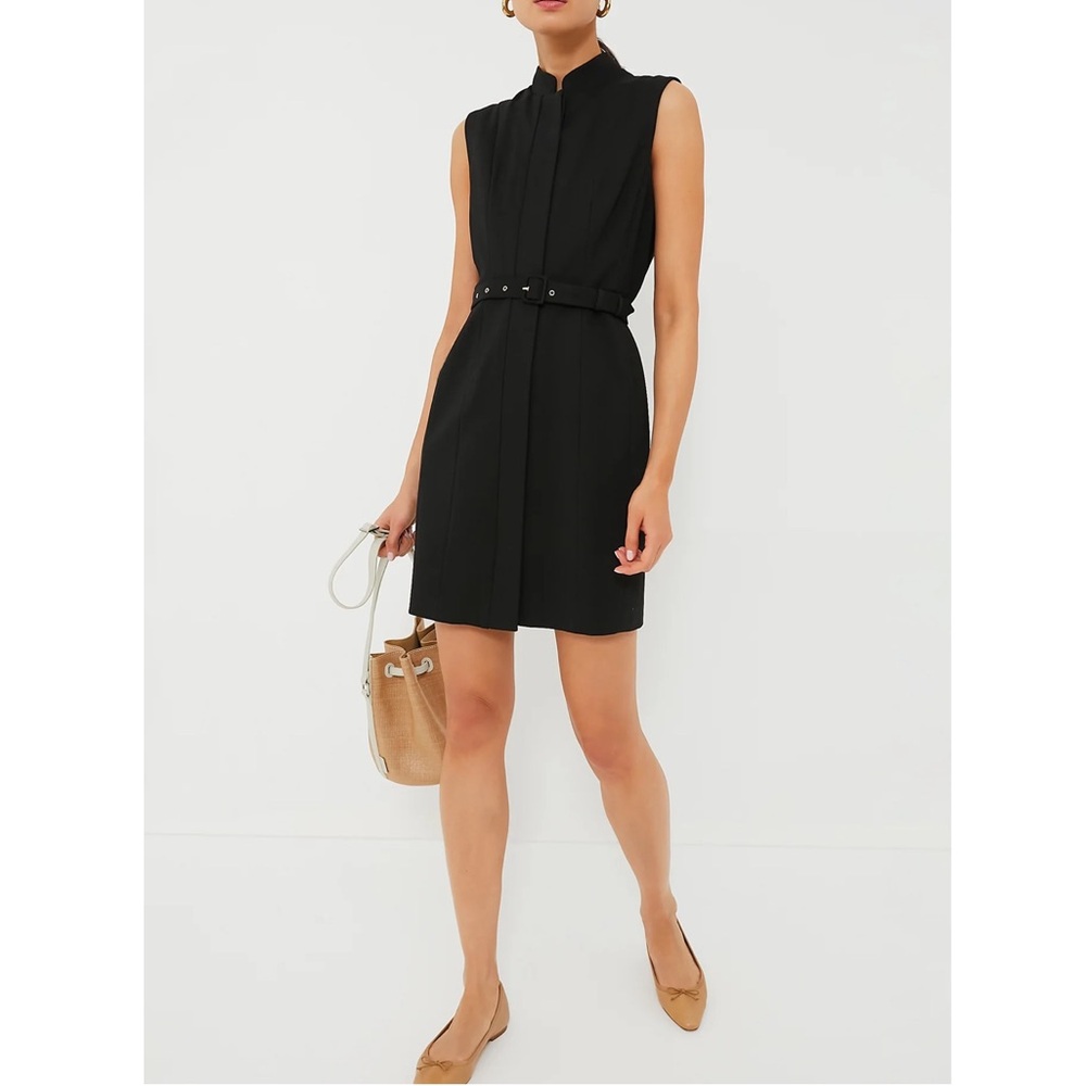 POMANDER PLACE Black Sleeveless Dahlia Dress